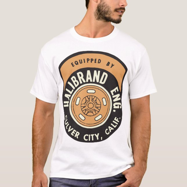 Camiseta Las Carreras de la ingeniería de Halibrand del (Anverso)