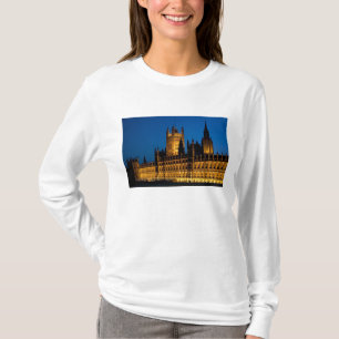 Camiseta Las Casas del Parlamento de noche en la ciudad de