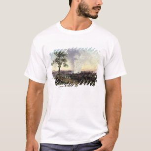 Camiseta Las cataratas Victoria en la salida del sol, con