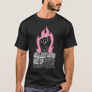 Camiseta Las Chicas feministas que no quieren tener Fundame