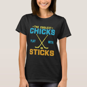 Camiseta Las Chicas Más Frías Juegan Con Las Palas De Hip D