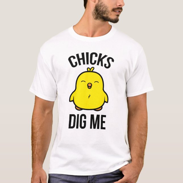 Camiseta Las chicas me cavan (Anverso)