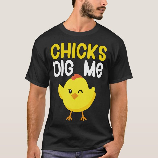 Camiseta Las chicas me cavan (Anverso)