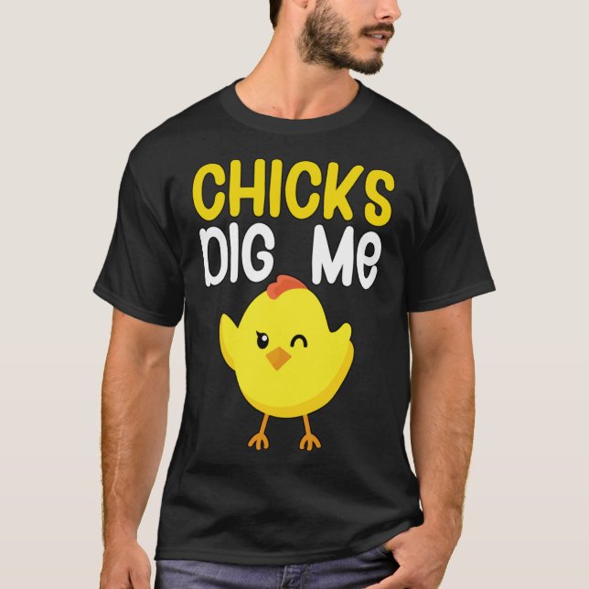 Camiseta Las chicas me cavan (Anverso)