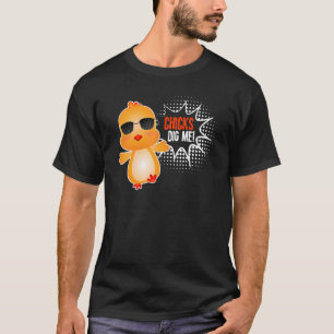 Camiseta Las chicas me cavan la Pascua Bunny Gafas de sol d