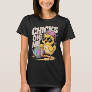 Camiseta Las chicas me cavan niño pequeño niño de Pascua ni