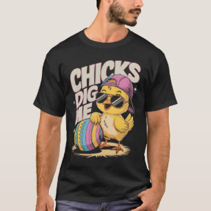 Camiseta Las chicas me cavan niño pequeño niño de Pascua ni