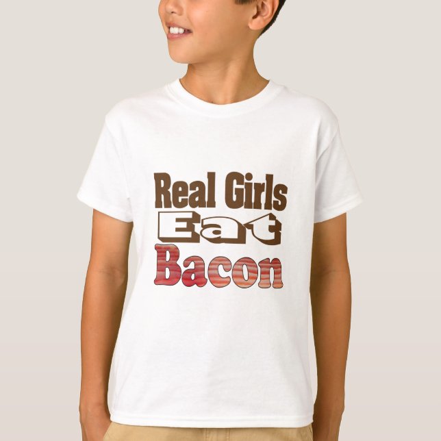 Camiseta Las Chicas Reales Comen Tocino (Anverso)
