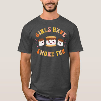 Camiseta Las chicas tienen regalo divertido kawaii de smore