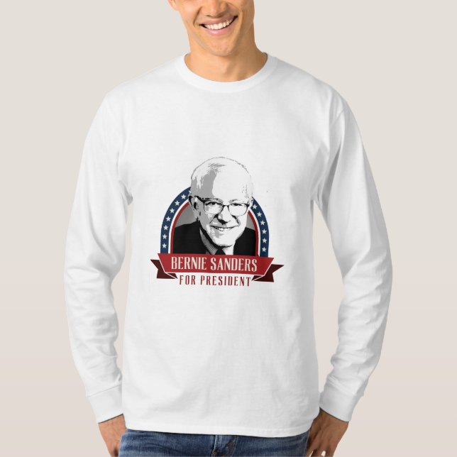Camiseta Las chorreadoras de Bernie para el presidente 2016 (Anverso)