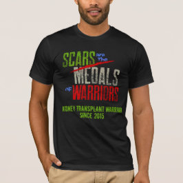Camiseta Las cicatrices de los guerreros del trasplante de