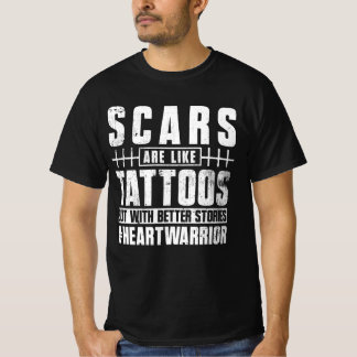 Camiseta Las Cicatrices De Sobrevivientes De Cirugía De Cor