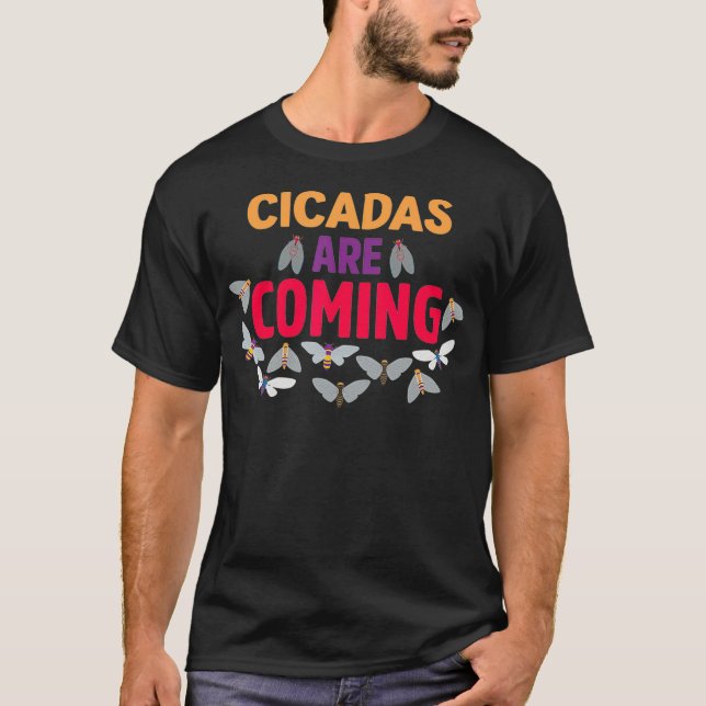 Camiseta Las cigarras vienen Brood X swarm 2021 usa Insect (Anverso)
