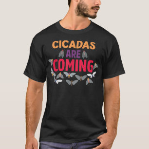 Camiseta Las cigarras vienen Brood X swarm usa Insect cicad