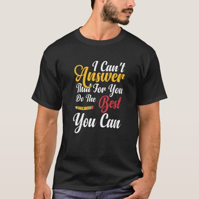 Camiseta Las citas del profesor no pueden responder que par (Anverso)