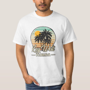 Camiseta Las claves del oeste de Florida, las claves retro 
