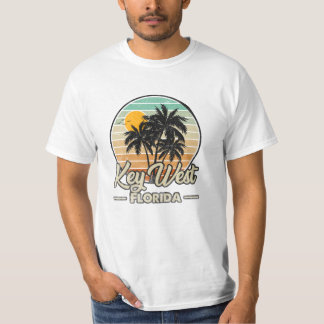 Camiseta Las claves del oeste de Florida, las claves retro 