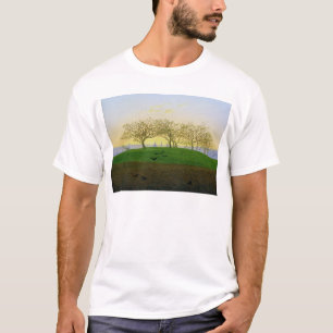 Camiseta Las colinas y los campos arados acercan a Dresden