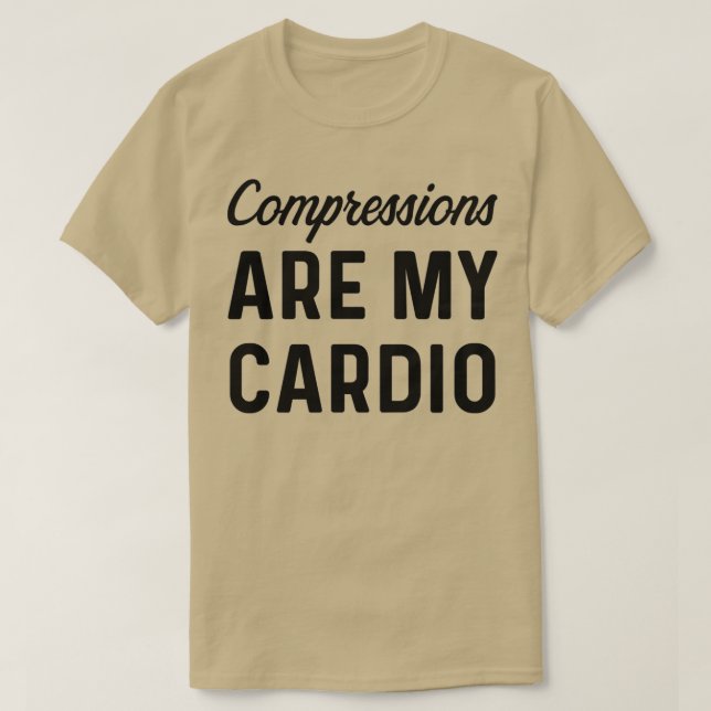 Camiseta Las compresiones son mi carga (Diseño del anverso)