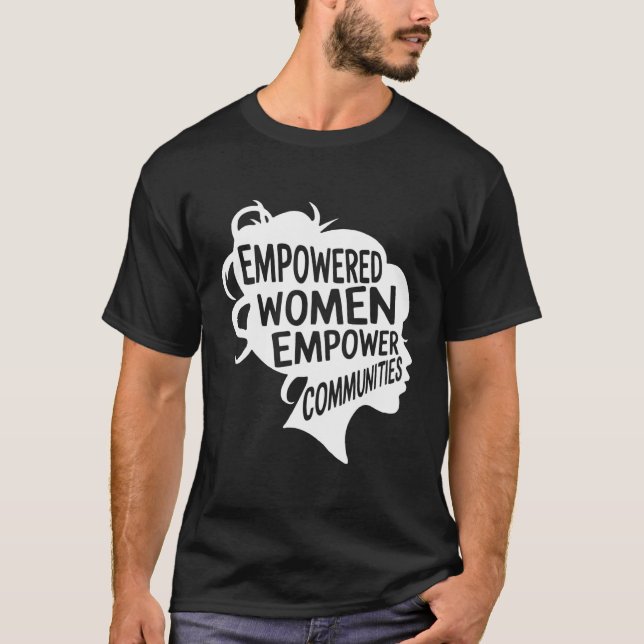 Camiseta Las comunidades empoderadas feministas que votan p (Anverso)