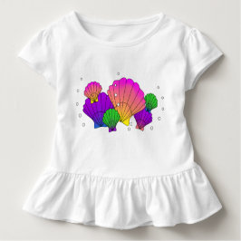 Camiseta Las conchas del mar Caribe con burbujas