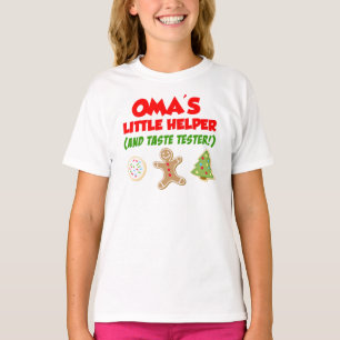 Camiseta Las cookies de los pequeños Navidades de la compañ