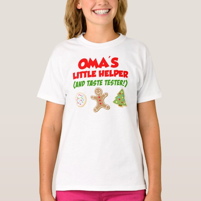 Camiseta Las cookies de los pequeños Navidades de la compañ (Anverso)