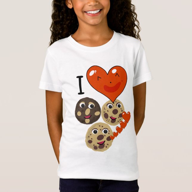 Camiseta Las cookies del corazón (Anverso)