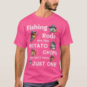 Camiseta Las Corridas De Pesca Son Como Los Chips De Papa Q