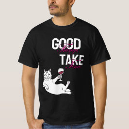 Camiseta Las cosas buenas toman tiempo - Chill Cat con dise