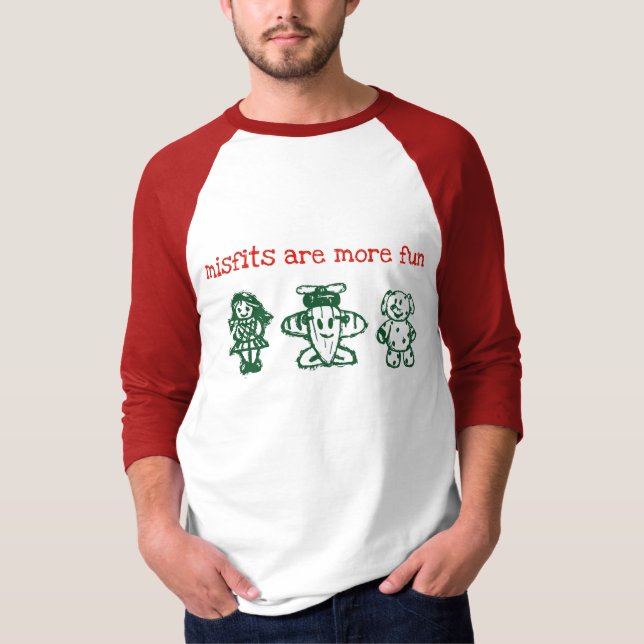 Camiseta Las cosas mal encajadas son más diversión (Anverso)