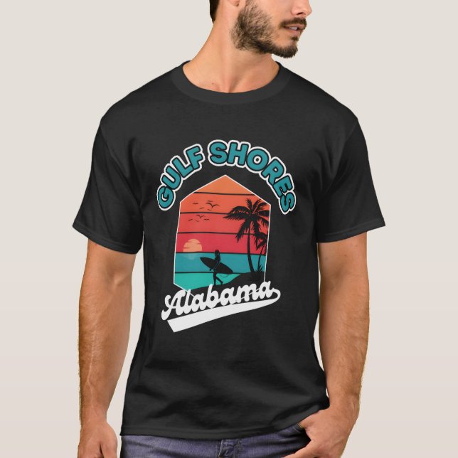 Camiseta Las costas del Golfo de Alabama � Australia � la j (Anverso)