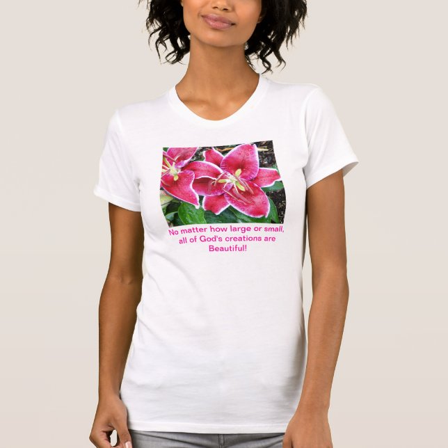 Camiseta Las creaciones de dios (Anverso)