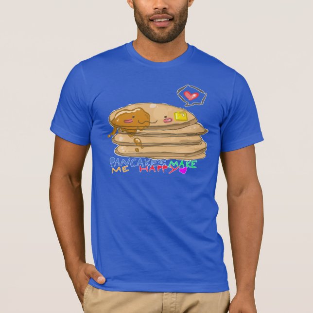 Camiseta las crepes me hacen feliz (Anverso)