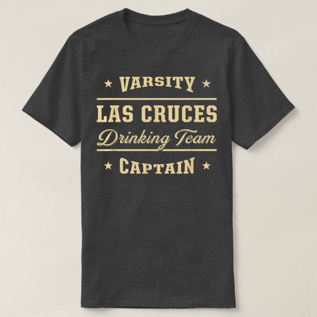 Camiseta Las Cruces Drinking Team Captain New Meico Craft B (Diseño del anverso)