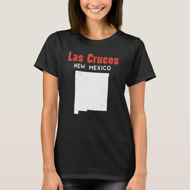 Camiseta Las Cruces USA State America Travel New Mexican Ne (Anverso)