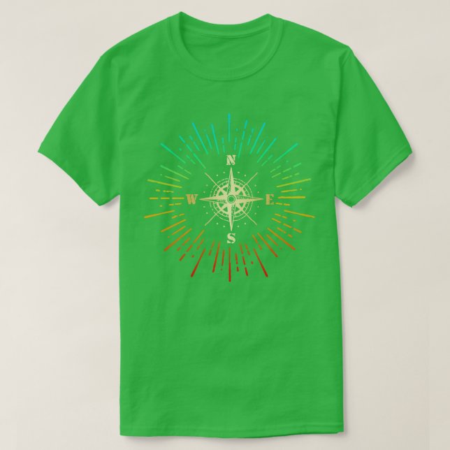 Camiseta Las cuatro direcciones cardinales (Diseño del anverso)