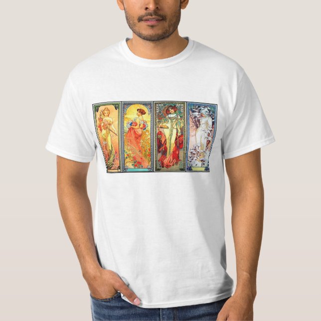 Camiseta Las cuatro series 3 de las estaciones por la (Anverso)
