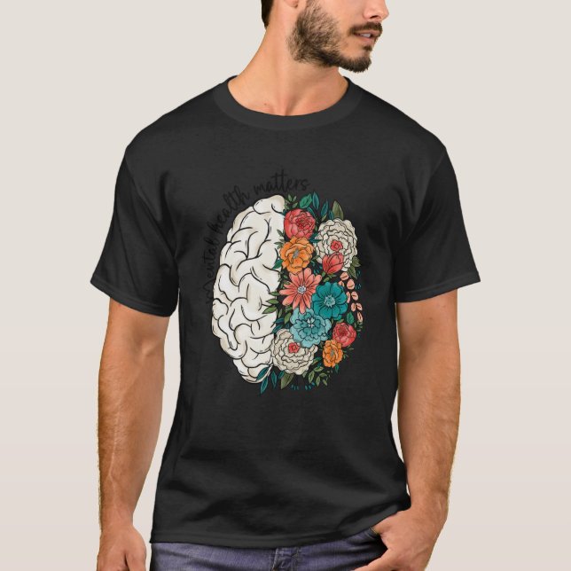 Camiseta Las cuestiones de salud mental flaquean la enferme (Anverso)