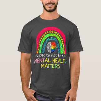 Camiseta Las Cuestiones De Salud Mental Ponen Fin Al Estigm