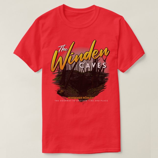 Camiseta Las cuevas de invierno (Diseño del anverso)
