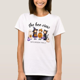 Camiseta Las Damas Personalizadas de la Tripulación Boo de 