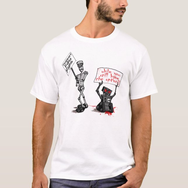 Camiseta Las derechas del robot (Anverso)