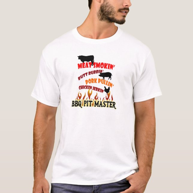 Camiseta Las derechas principales de Braggin de la cocina (Anverso)