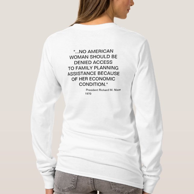 CAMISETA LAS DERECHAS REPRODUCTIVAS. (Reverso)