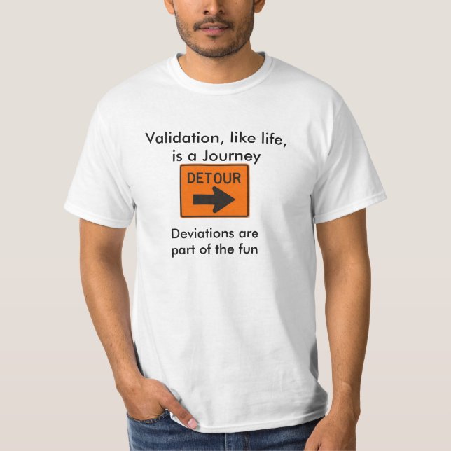 Camiseta Las desviaciones son parte de la diversión (Anverso)