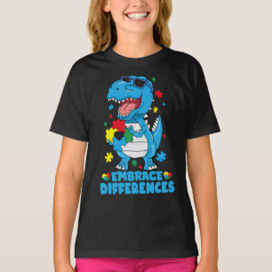 Camiseta Las Diferencias De Abrazo De Los Awarenes Del Auti