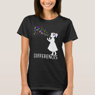 Camiseta Las diferencias de adopción apoyan el Día de Conci