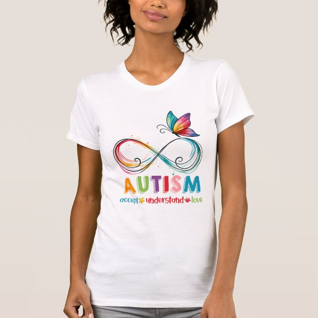 Camiseta Las diferencias de adopción: conciencia del autism (Anverso)