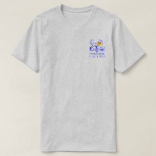 Camiseta Las dilaciones como un pro (azul)